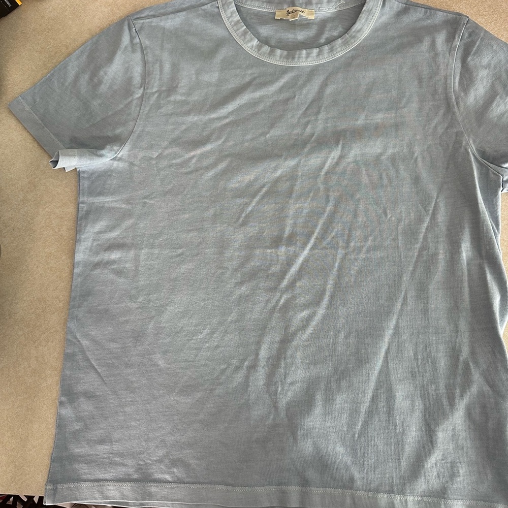 Madewell Perfect Tee- Iced Blue - Picture 7 of 11